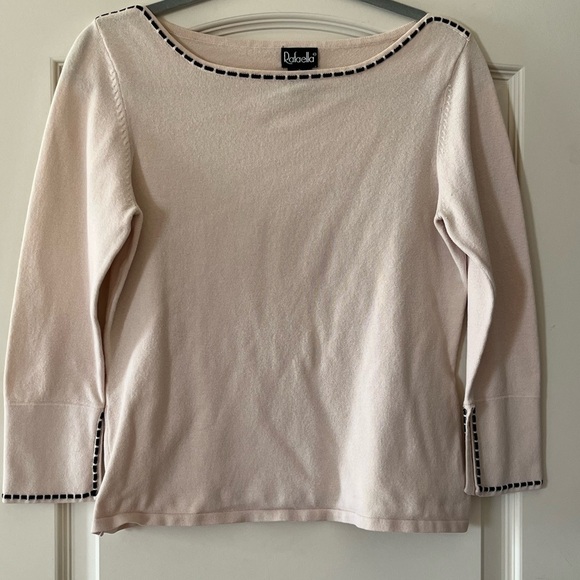 Rafaella Rich Cream Sweater Women’s Size Small - Picture 1 of 15